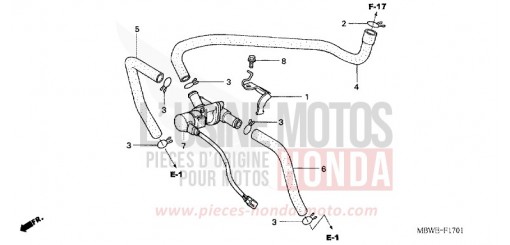LUFTEINSPRITZSTEUERUNG VENTIL CBR600FS2 de 2002